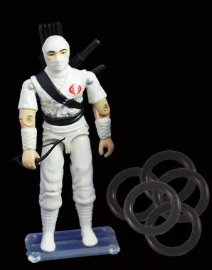 G.I. Joe Supplies - Stands - cases - O-Ring's